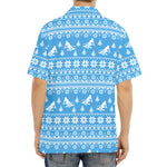 Winter Ski Knitting Pattern Print Aloha Shirt
