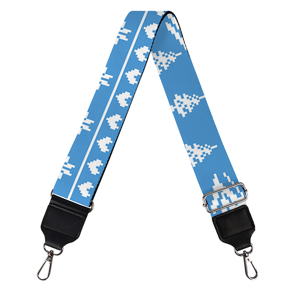 Winter Ski Knitting Pattern Print Bag Strap
