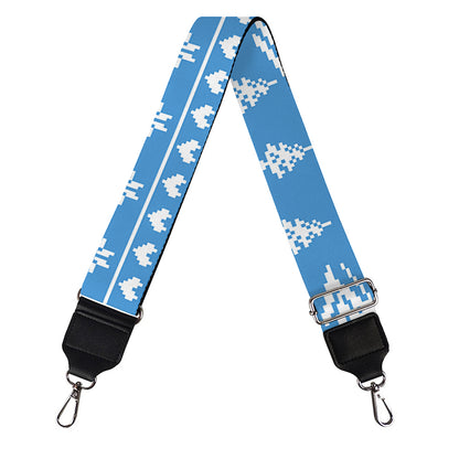 Winter Ski Knitting Pattern Print Bag Strap