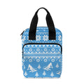 Winter Ski Knitting Pattern Print Bible Tote Bag