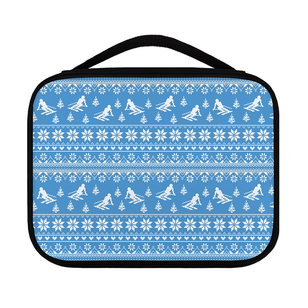 Winter Ski Knitting Pattern Print Classic Bible Case