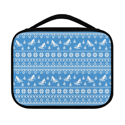 Winter Ski Knitting Pattern Print Classic Bible Case