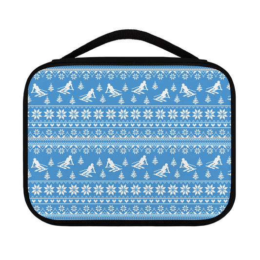 Winter Ski Knitting Pattern Print Classic Bible Case