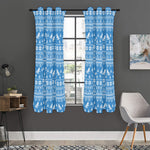 Winter Ski Knitting Pattern Print Curtain