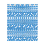 Winter Ski Knitting Pattern Print Curtain