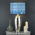 Winter Ski Knitting Pattern Print Drum Lamp Shade