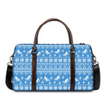 Winter Ski Knitting Pattern Print Duffel Bag