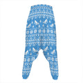 Winter Ski Knitting Pattern Print Hammer Pants