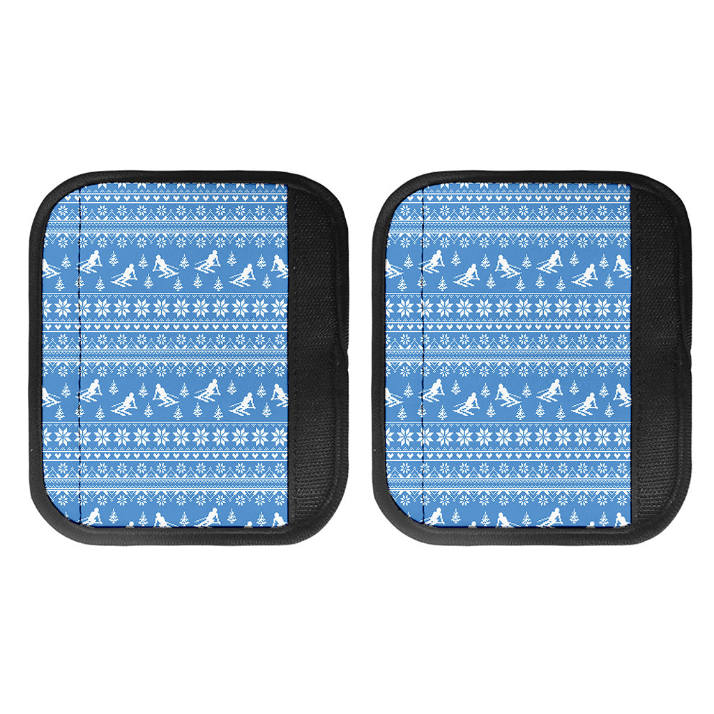 Winter Ski Knitting Pattern Print Handle Covers