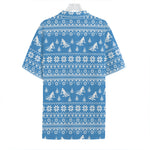 Winter Ski Knitting Pattern Print Hawaiian Shirt