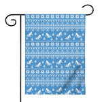 Winter Ski Knitting Pattern Print House Flag