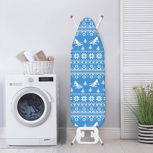 Winter Ski Knitting Pattern Print Ironing Board Cover