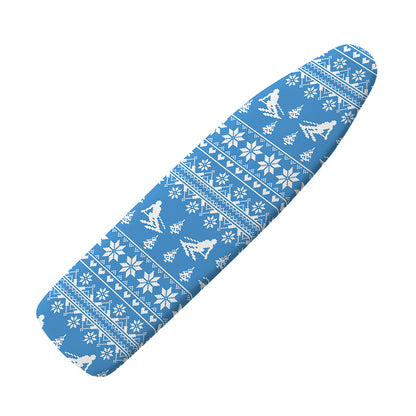 Winter Ski Knitting Pattern Print Ironing Board Cover