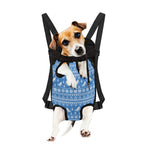 Winter Ski Knitting Pattern Print Pet Carrier Backpack