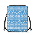 Winter Ski Knitting Pattern Print Rectangular Crossbody Bag