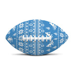 Winter Ski Knitting Pattern Print Rugby Ball