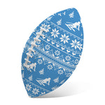 Winter Ski Knitting Pattern Print Rugby Ball