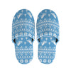 Winter Ski Knitting Pattern Print Slippers