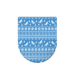 Winter Ski Knitting Pattern Print Toilet Lid Cover