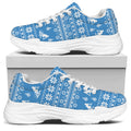 Winter Ski Knitting Pattern Print White Chunky Shoes