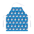 Winter Snowman Pattern Print Adjustable Apron