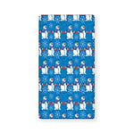 Winter Snowman Pattern Print Baby Crib Sheet