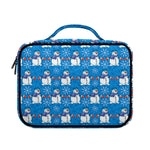 Winter Snowman Pattern Print Briefcase Bible Bag