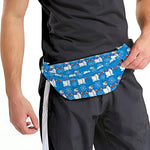 Winter Snowman Pattern Print Fanny Pack