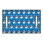 Winter Snowman Pattern Print Golf Cart Seat Cover