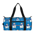 Winter Snowman Pattern Print Gym Bag