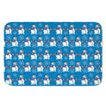 Winter Snowman Pattern Print Indoor Door Mat