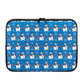 Winter Snowman Pattern Print Laptop Sleeve