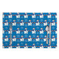 Winter Snowman Pattern Print Placemat