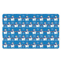Winter Snowman Pattern Print Polyester Doormat