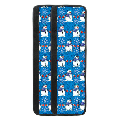 Winter Snowman Pattern Print Refrigerator Handle Covers