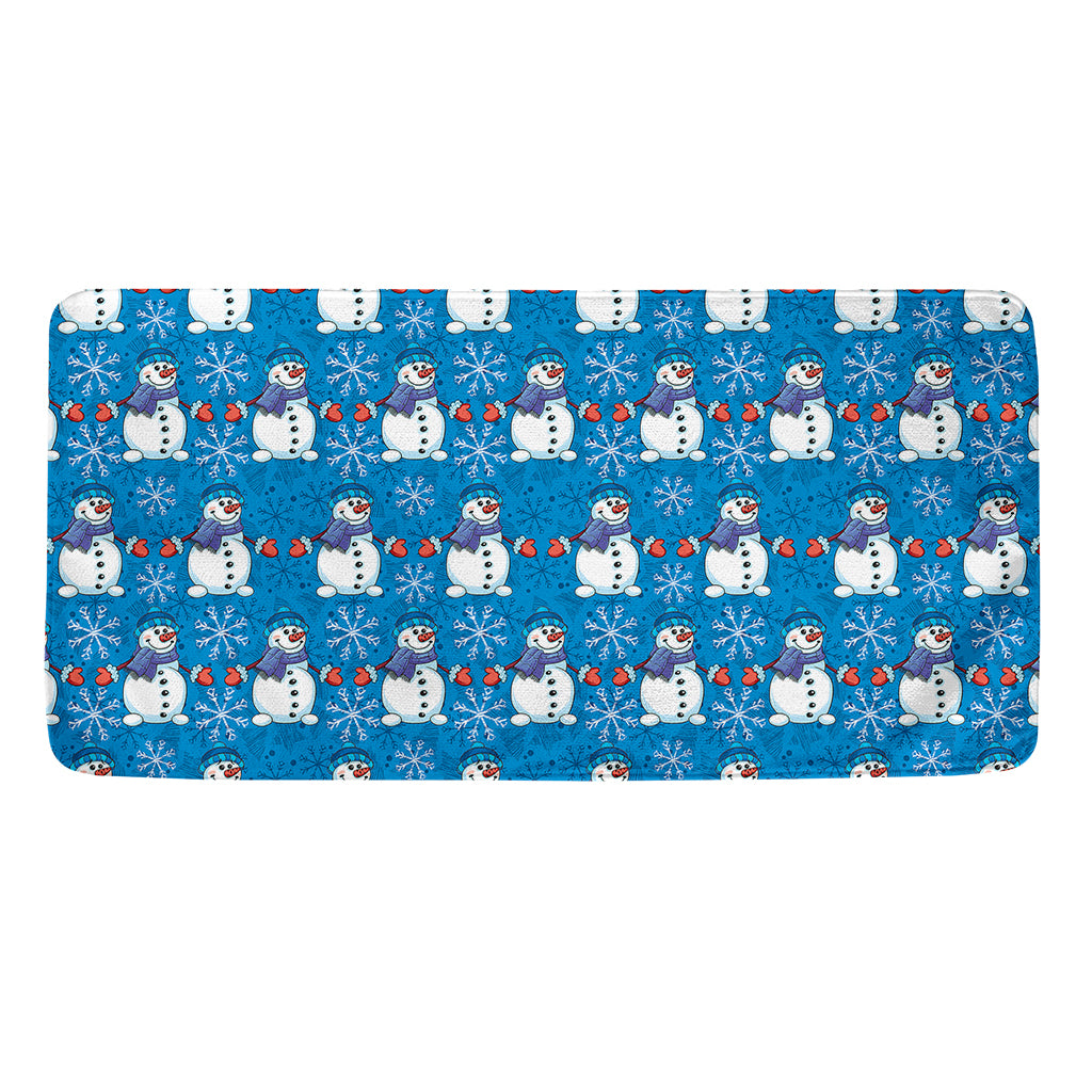 Winter Snowman Pattern Print Towel