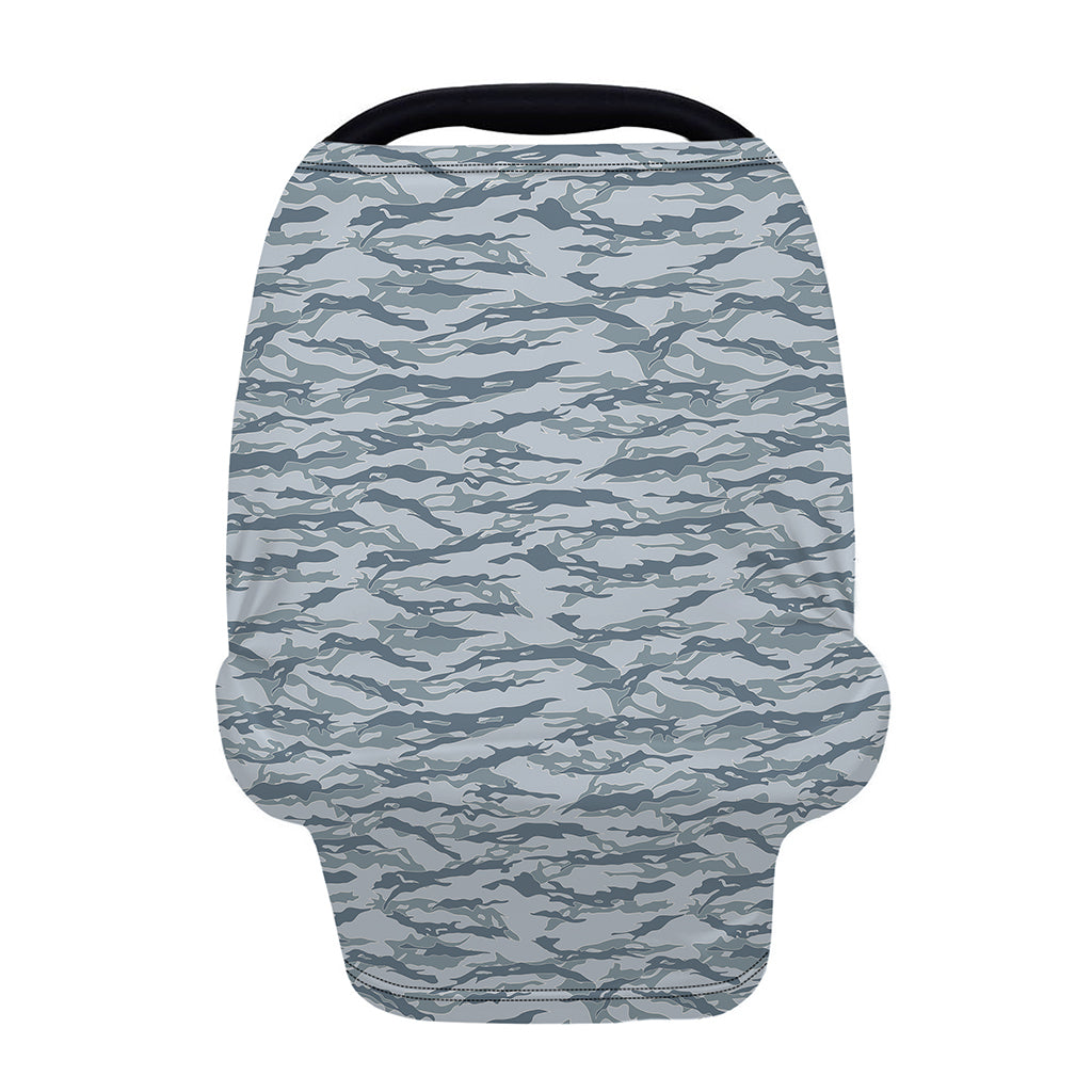 Winter Tiger Stripe Camo Pattern Print Baby Seat Cover
