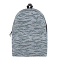Winter Tiger Stripe Camo Pattern Print School Backpack