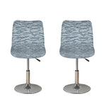 Winter Tiger Stripe Camo Pattern Print Bar Stool Covers