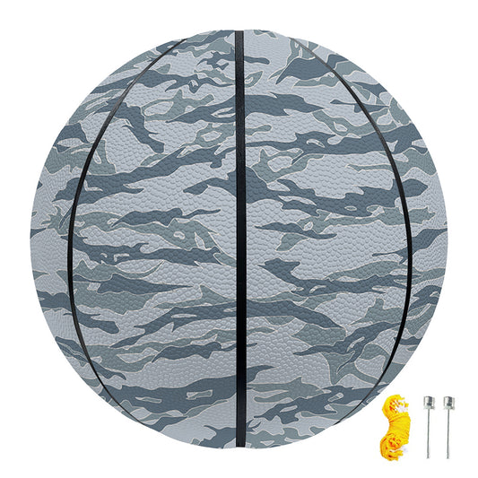 Winter Tiger Stripe Camo Pattern Print Basketball