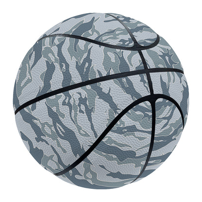 Winter Tiger Stripe Camo Pattern Print Basketball