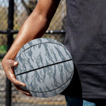 Winter Tiger Stripe Camo Pattern Print Basketball