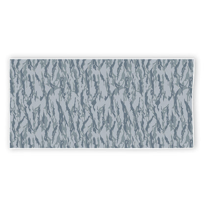 Winter Tiger Stripe Camo Pattern Print Beach Towel