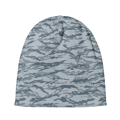 Winter Tiger Stripe Camo Pattern Print Beanie