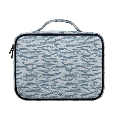 Winter Tiger Stripe Camo Pattern Print Briefcase Bible Bag