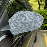 Winter Tiger Stripe Camo Pattern Print Car Side Mirror Covers