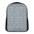 Winter Tiger Stripe Camo Pattern Print Casual Backpack