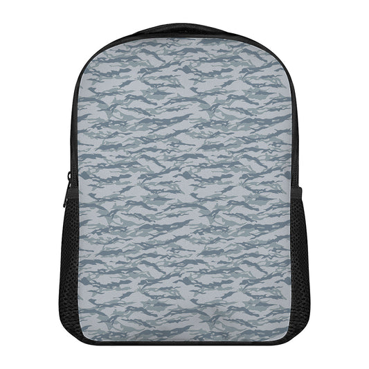 Winter Tiger Stripe Camo Pattern Print Casual Backpack