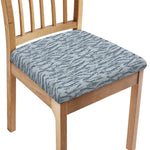 Winter Tiger Stripe Camo Pattern Print Chair Cushion Cover