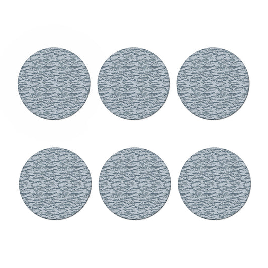 Winter Tiger Stripe Camo Pattern Print Coaster Set